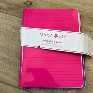 3 pack 6x8 lined journals